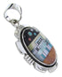 Native American Village Design Multicolor Jewelry Pendant YS70084